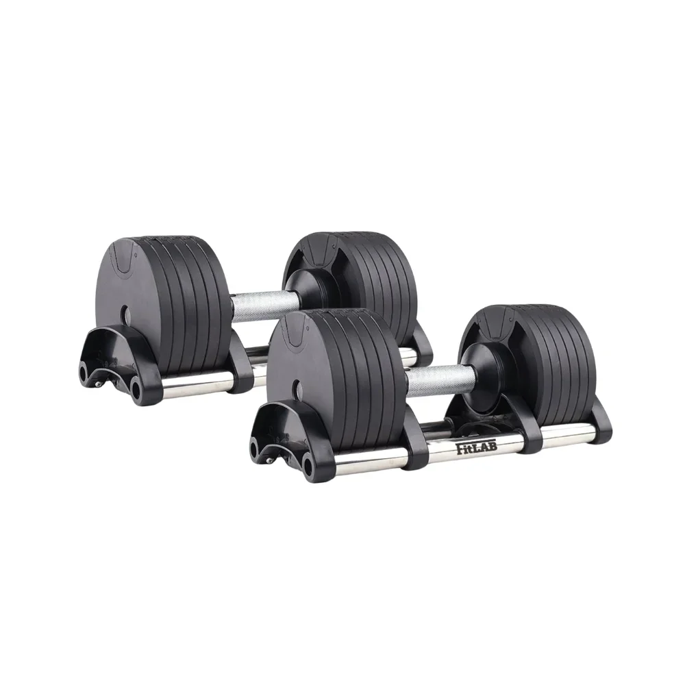 FITLAB 32kg Adjustable Dumbbells | 4kg Increment - Image 3
