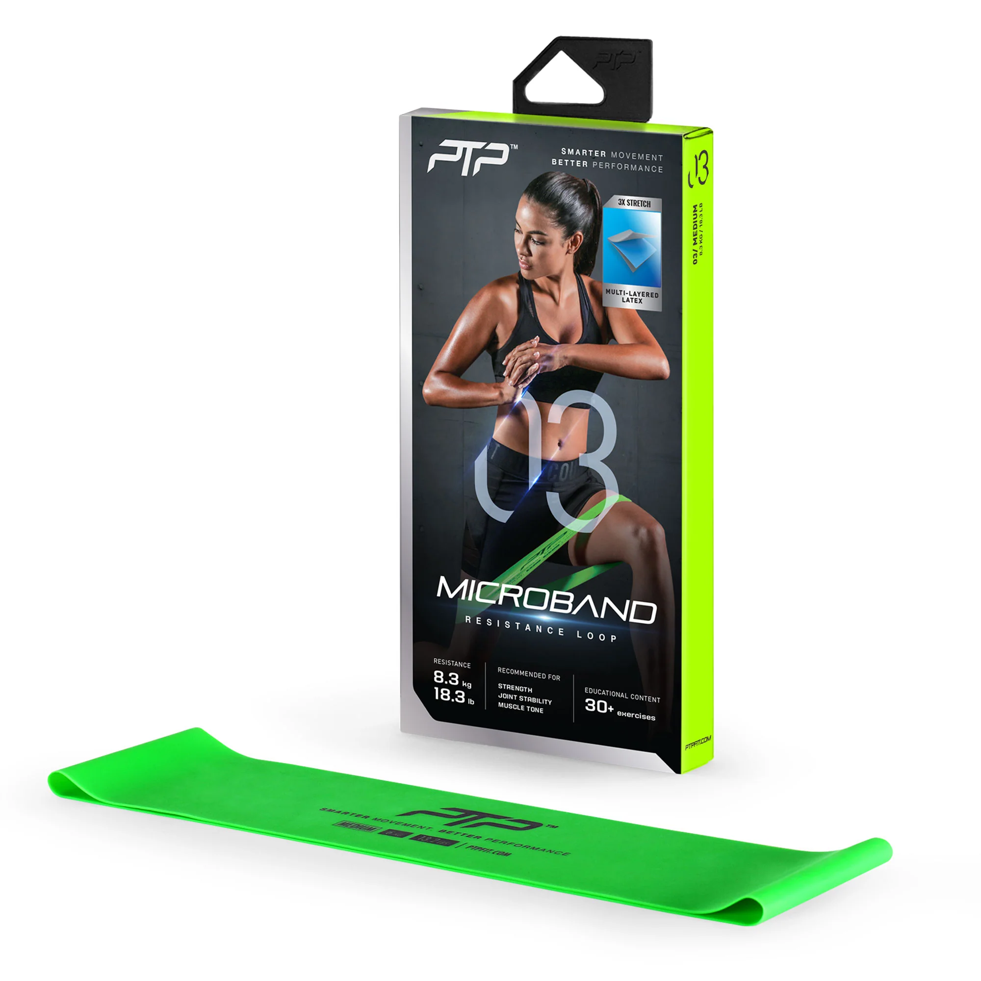 PTP MicroBand - Versatile Resistance Band for Strength and Mobility - Image 3
