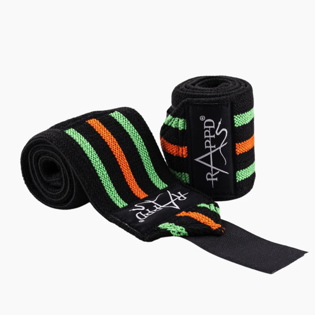 Rappd - 24.4 Inch Heavy Duty Wrist Wraps Brawn - Orange - Image 3