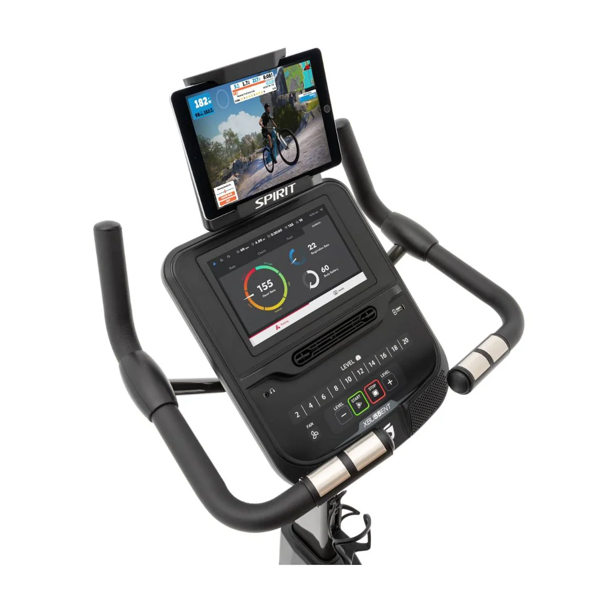 Spirit XBU55ENT Upright Bike (Entertainment Series) - Image 10