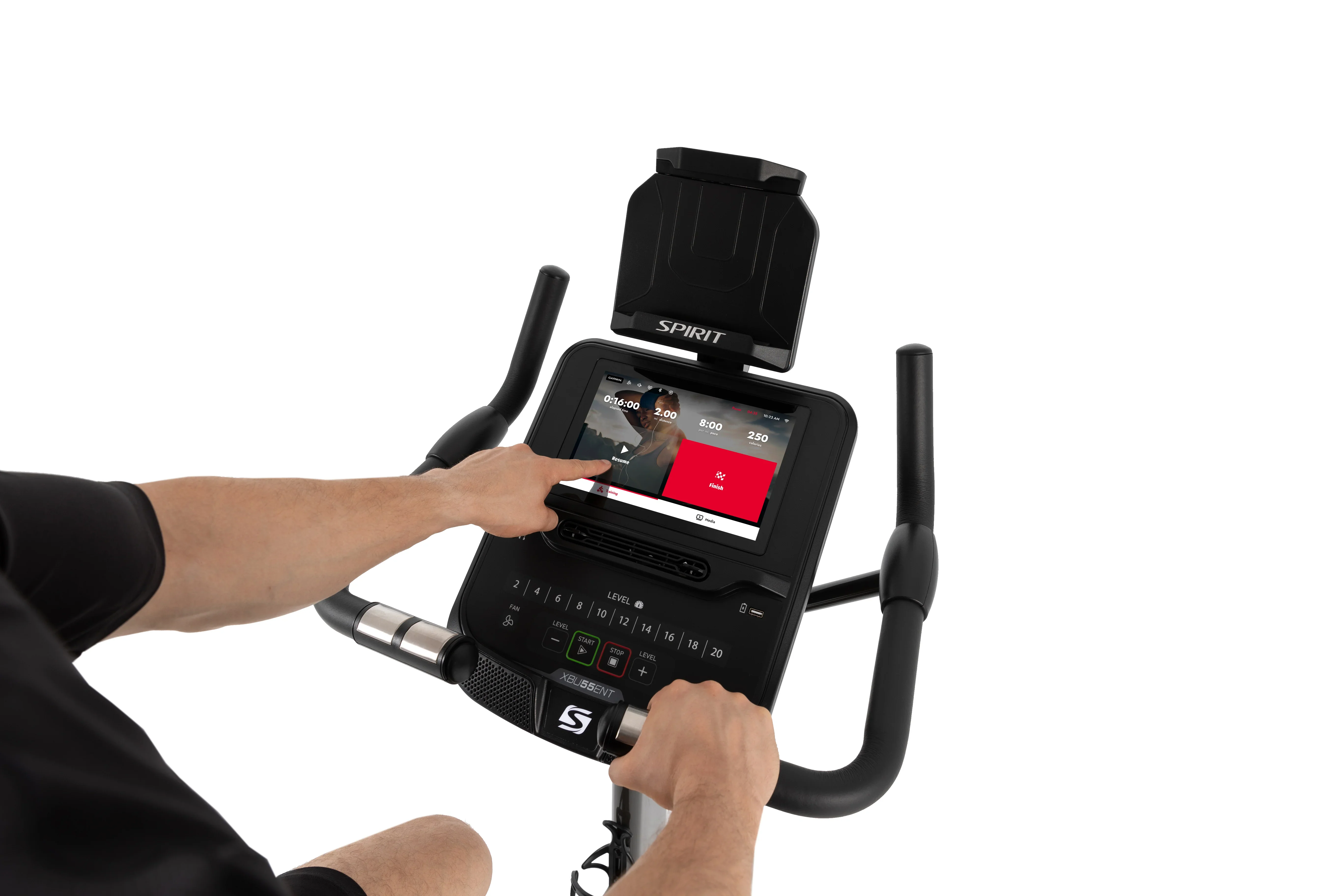 Spirit XBU55ENT Upright Bike (Entertainment Series) - Image 32